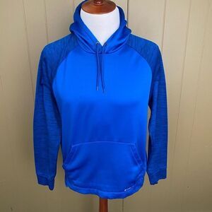 Tek Gear Warm Tek men M pullover drawstring hoodie blue